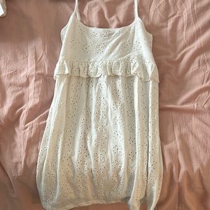 ASOS white cotton dress